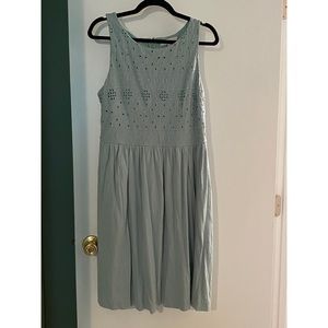Loft mint green midi dress